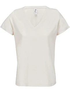 SOL'S Regent V Women Dámské tričko s výstřihem do V 25.4766 off white