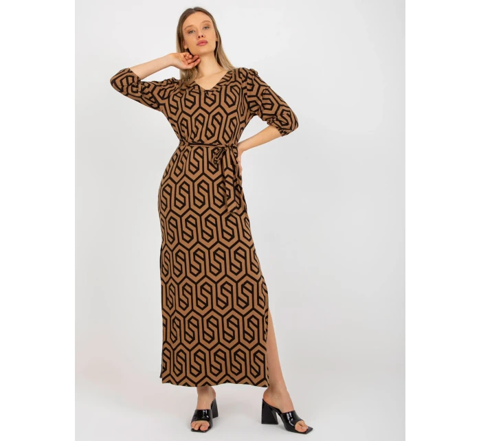 Dámské šaty LK SK 509249 1.72P velbloud - FPrice