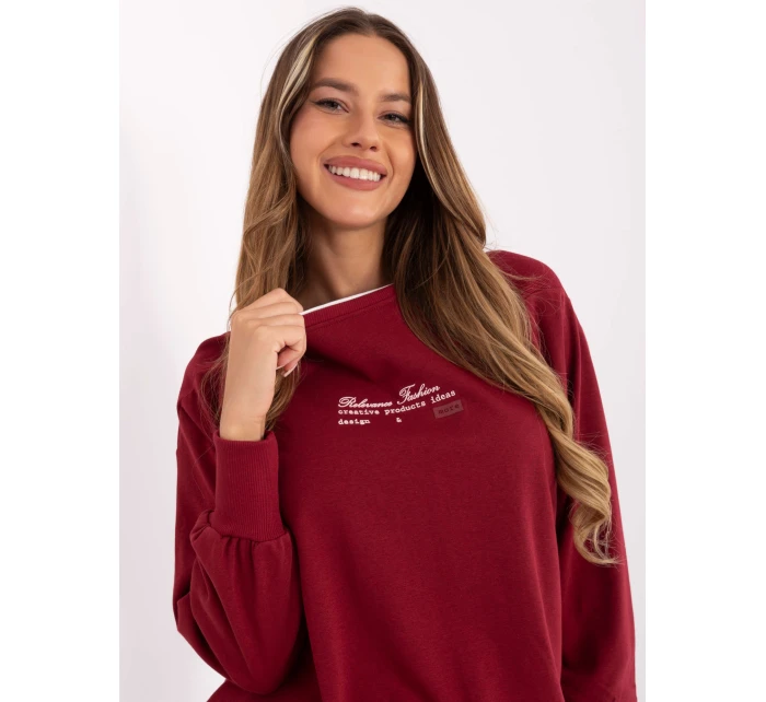 RV BL mikina A870.45 bordó RV BL mikina A870.45 bordó