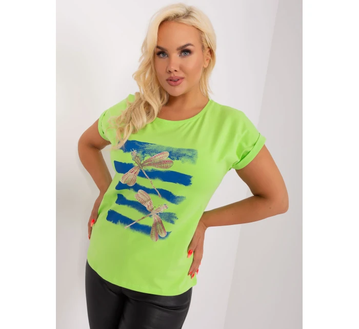 Bluzka RV BZ model 19915310 limonkowy - FPrice Bluzka RV BZ model 19915310 limonkowy - FPrice