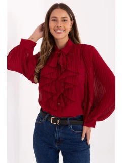 Košile s dlouhým rukávem  model 220301 Italy Moda