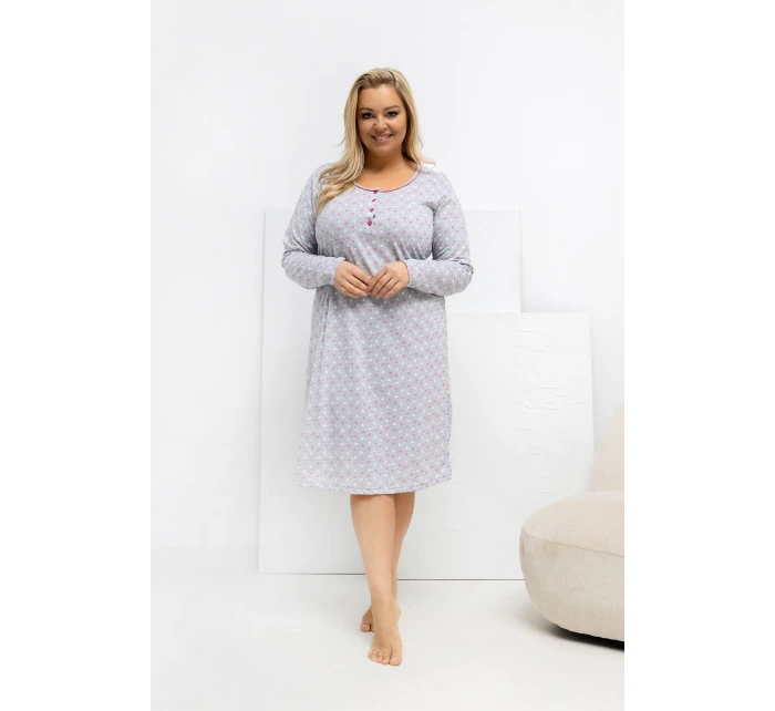 Noční košile Plus Size model 223309 Forever Pink Noční košile Plus Size model 223309 Forever Pink