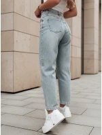 Dámské džínové kalhoty se širokými nohavicemi WIDENO modrá FashionStreet UY2492