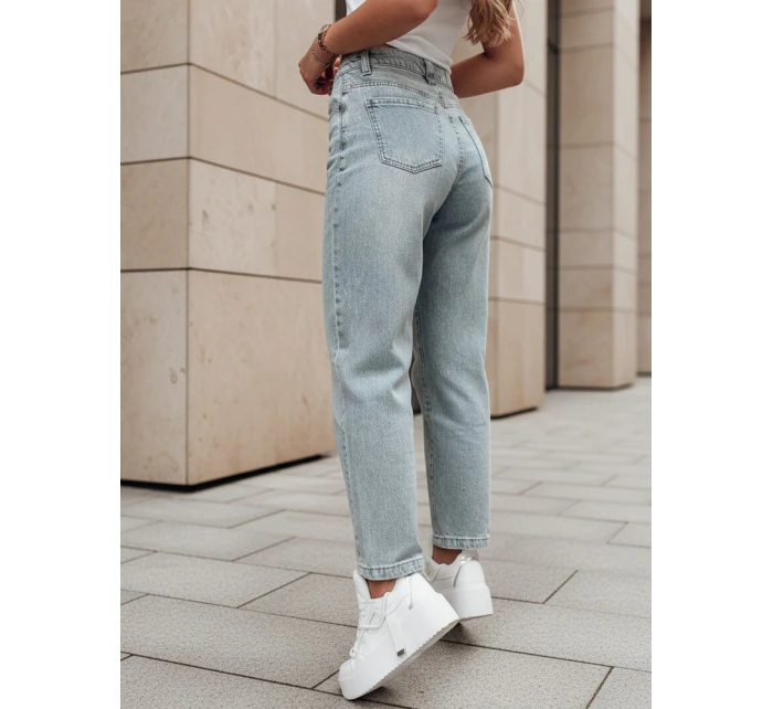 Dámské džínové kalhoty se širokými nohavicemi WIDENO modrá FashionStreet UY2492