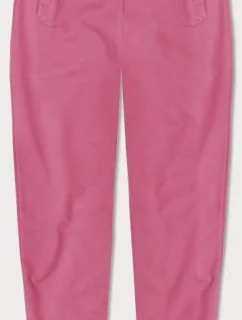 Tenké teplákové kalhoty ve špinavě růžové barvě (CK03-19)