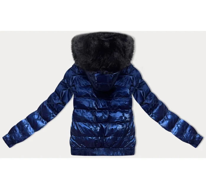 Tmavě modrá krátká zimní bunda model 21248596 - CANADA Mountain