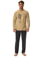 Pánské pyžamo  beige  model 20498556 - Henderson