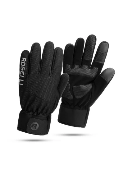 Rogelli ALTA dětské rukavice černé 152-164