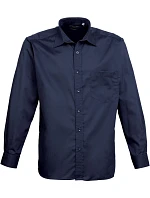Premier PR 200 Popelínová košile s dlouhým rukávem 39.0200 navy