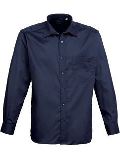 Premier PR 200 Popelínová košile s dlouhým rukávem 39.0200 navy