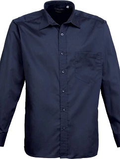 Premier PR 200 Popelínová košile s dlouhým rukávem 39.0200 navy