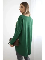 Dámská halenka s model 21138052 a nápisem Canyon zelený - K-Fashion