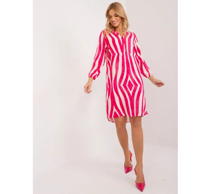 Šaty D73771M30427A fuchsiová Šaty D73771M30427A fuchsiová