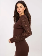 Jumper PM SW YIS1077.83 hnědý Jumper PM SW YIS1077.83 hnědý