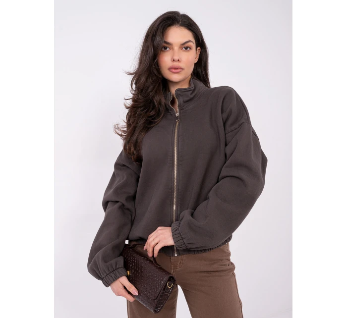 WT BL mikina A1460.19P tmavě hnědá