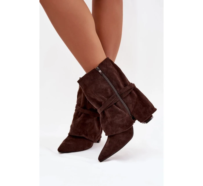 Boty na podpatku  model 221129 Step in style