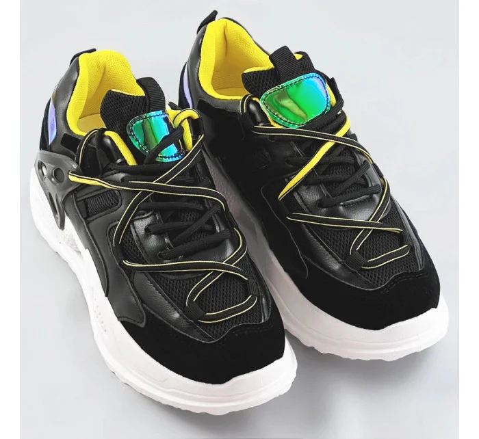 Černé dámské sneakersy se dvojitými model 17229000 - C'M Paris