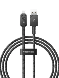 Baseus Nezlomitelný kabel USB-IP 2,4A 2m (černý)