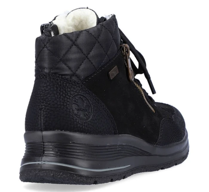 Nepromokavé kožené zateplené boty Rieker W RKR567 Nepromokavé kožené zateplené boty Rieker W RKR567