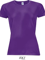 SOL'S Sporty Women Dámské raglánové sportovní tričko 25.1159 dark purple