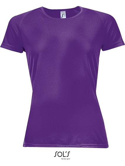 SOL'S Sporty Women Dámské raglánové sportovní tričko 25.1159 dark purple SOL'S Sporty Women Dámské raglánové sportovní tričko 25.1159 dark purple