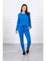 Chrpově modrá tepláková souprava