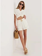 Šortky D60103M62612KA1 bílé Šortky D60103M62612KA1 bílé