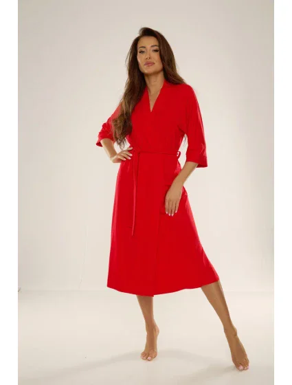 Dámský župan dlouhý  model 2614006 - De Lafense