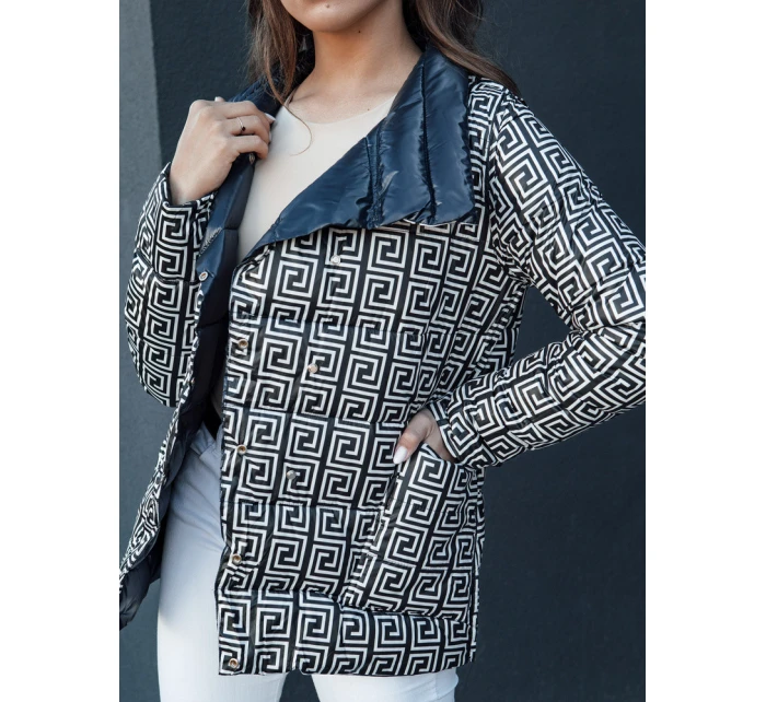 Dámská prošívaná přechodová bunda DELSY navy blue FashionStreet TY4465 Dámská prošívaná přechodová bunda DELSY navy blue FashionStreet TY4465