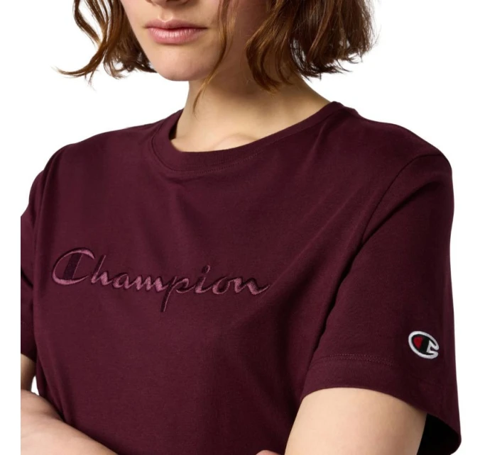 Champion dámské tričko SS Tee bordó 118382 RS522 Tričko