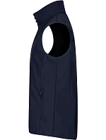 Classic Softshell Vest M Pánská 3vrstvá softshellová vesta model 22471267 dark navy - Clique