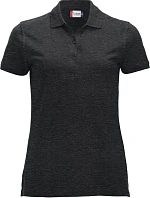 Clique Classic Marion S/S Dámské piqué polo z těžké bavlny 67.8246 anthracite melange
