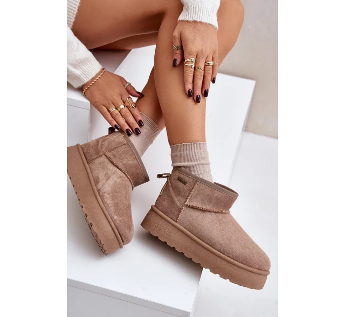 sněhule na platformě Big Star béžové model 21677565 - Big Star Shoes sněhule na platformě Big Star béžové model 21677565 - Big Star Shoes