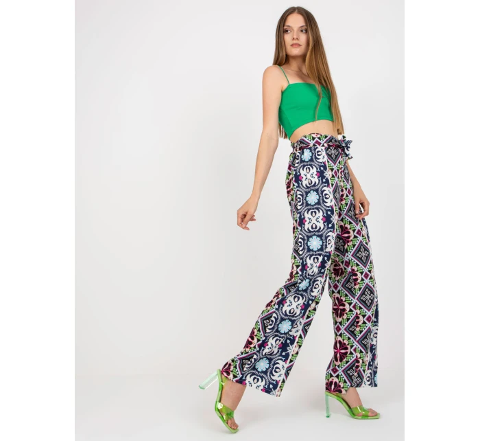 DHJ SP 13587 kalhoty.66P černá a modrá