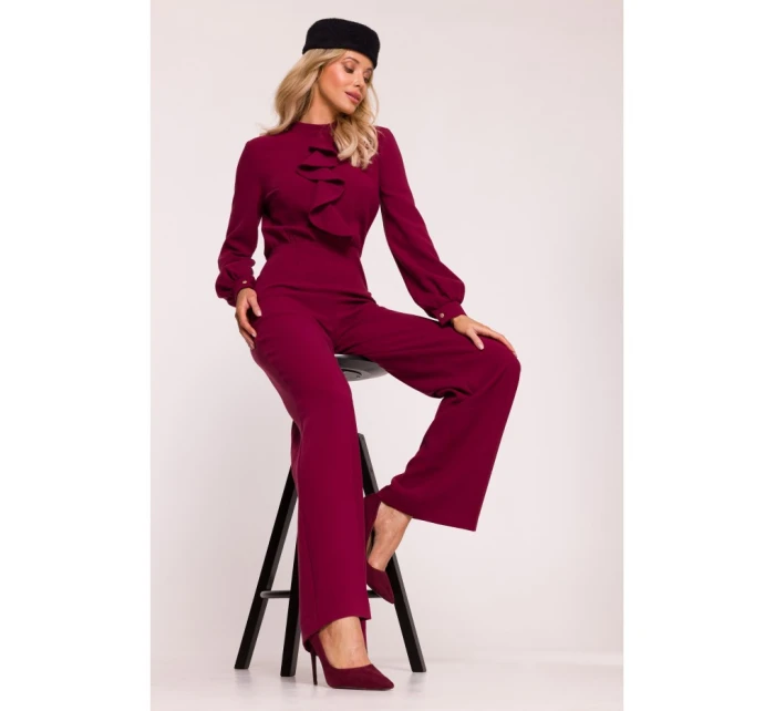 S420 Kombinéza s volánem - bordó S420 Kombinéza s volánem - bordó