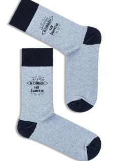 Skarpetki męskie Najlepszy dziadek na świecie 0125.004