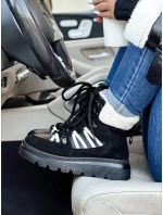 Dámské zateplené trekové boty COZYLOFT černé FashionStreet ZY0555