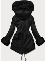 Parka z  czarna model 21246785 - J.STYLE