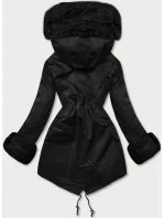Parka z  czarna model 21246785 - J.STYLE