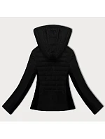 Dámská bunda z lepené tkaniny J Style černá (16M9223-392)
