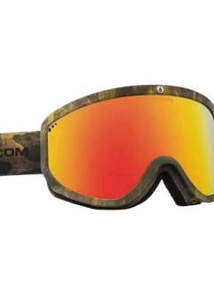 Dámské/pánské lyžařské snowboardové brýle Volcom Footprints zimní sporty červené (VG0622103)