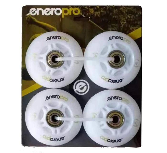 KOLEČKOVÉ BRUSLE ENERO PRO PU 64 MM 4 KS S LOŽISKY ABEC 7 LED