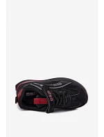 Dětské sportovní boty Big Star TT374152 HI-POLY SYSTEM Černo-vínové