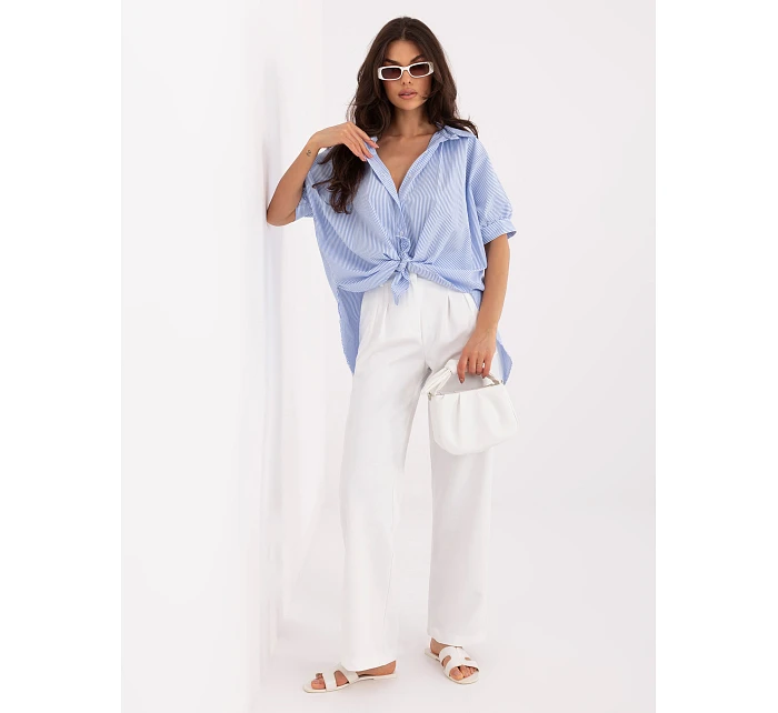 Koszula IT KS model 22122054 biało niebieski - FPrice