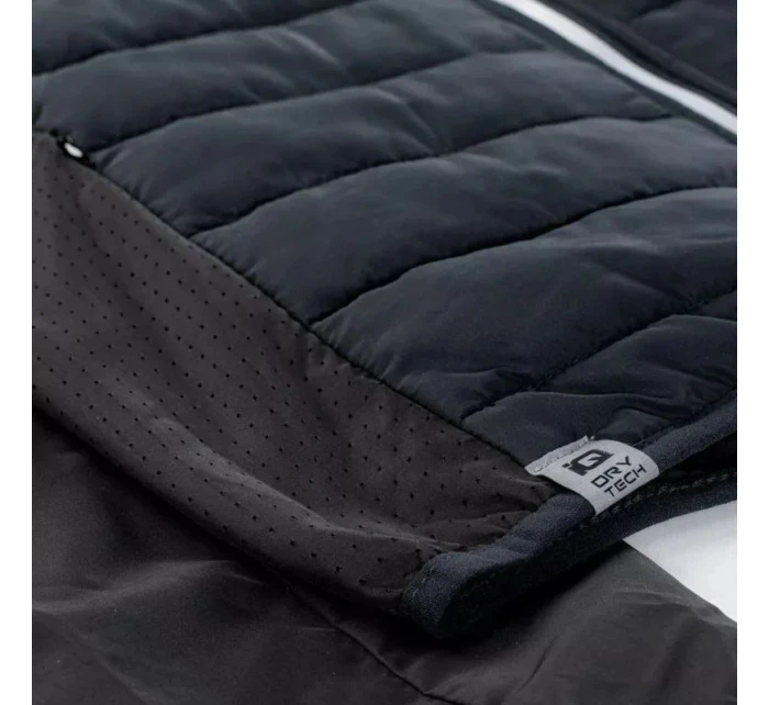 Pánská sportovní bunda Cross The Line Yoran Černá - IQ Pánská sportovní bunda Cross The Line Yoran Černá - IQ