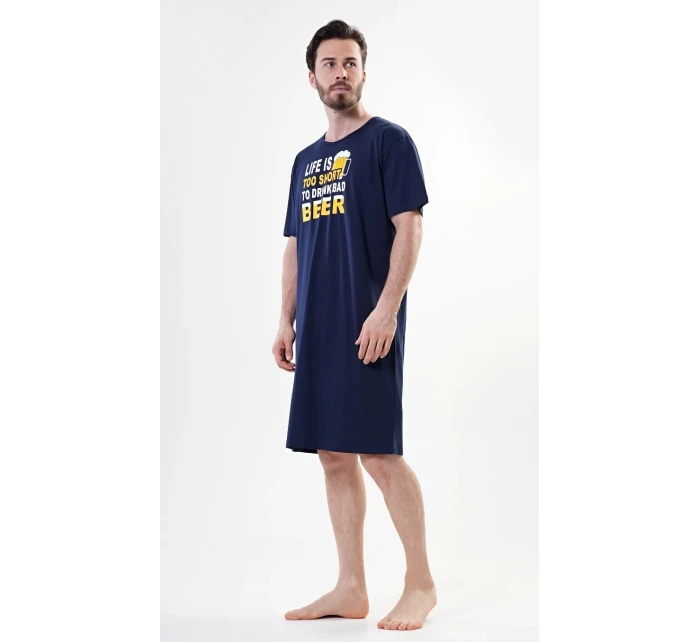 Pánská noční košile s krátkým rukávem Petr Pánská noční košile s krátkým rukávem Petr