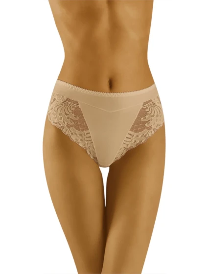 Dámské kalhotky model 17734222 beige WOLBAR - Wol-Bar