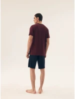 Pánské pyžamo 42633 Dive red - HENDERSON Pánské pyžamo 42633 Dive red - HENDERSON