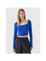 Dámské hladké tričko s dlouhým rukávem 4F 4FRSS24TLONF499-36S