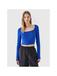 Dámské hladké tričko s dlouhým rukávem 4F 4FRSS24TLONF499-36S